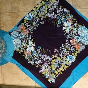 Blue handkerchief sundress